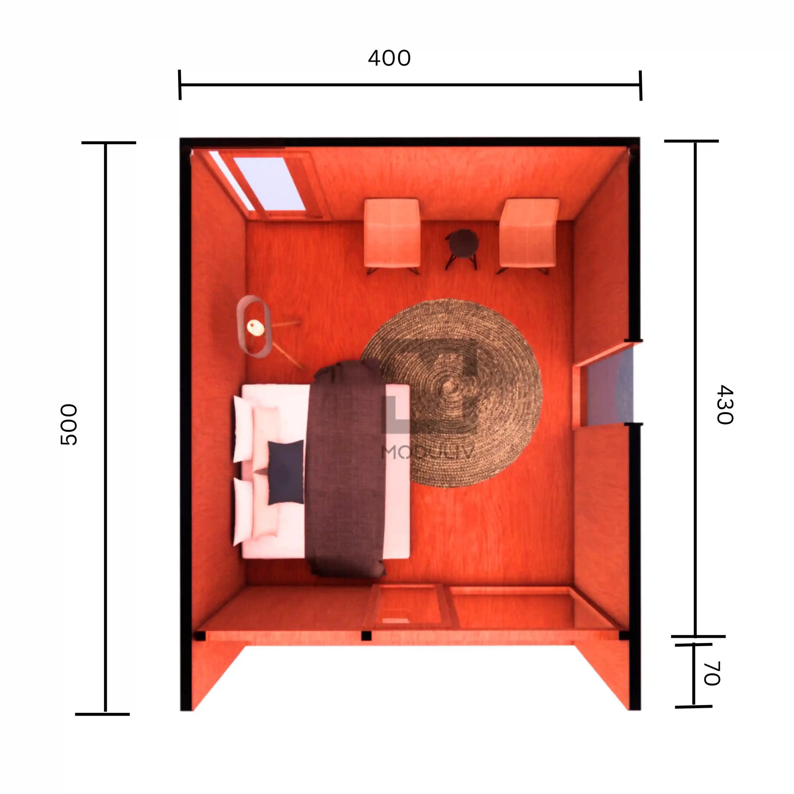 floorplan rumah kayu prefab model studio moduliv co id