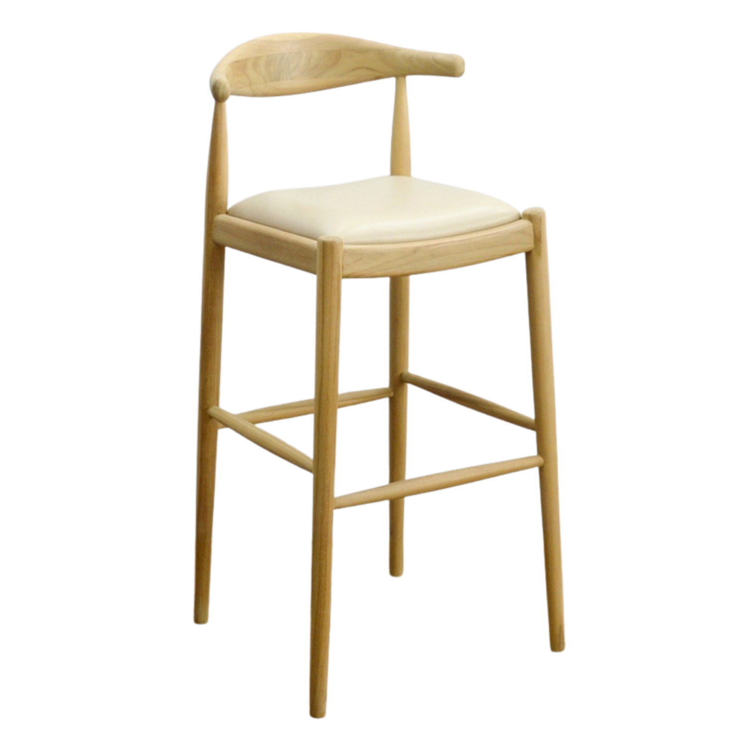 Torro Bar Chair w/ Leather Seat