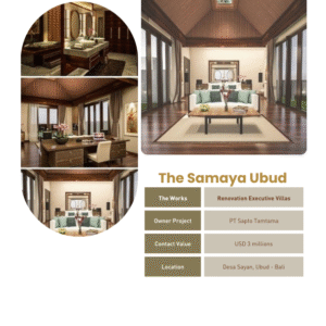 Interior Renovation - The Samaya Ubud